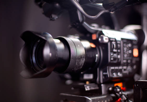 istock TV cameras in an empty pavilion closeup 1283858335