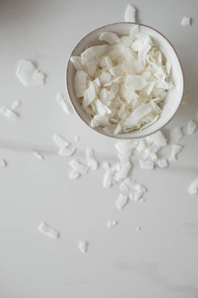 istock Coconut flakes in a ceramic bowl 1283872305