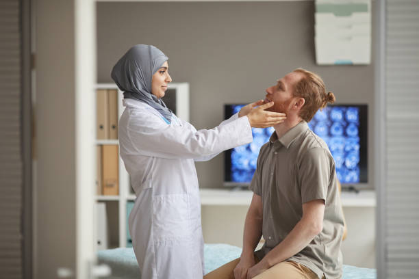istock Doctor holding medical exam 1283873139