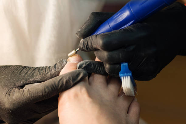 istock Hardware pedicure. Chiropody. Foot care. 1283874108
