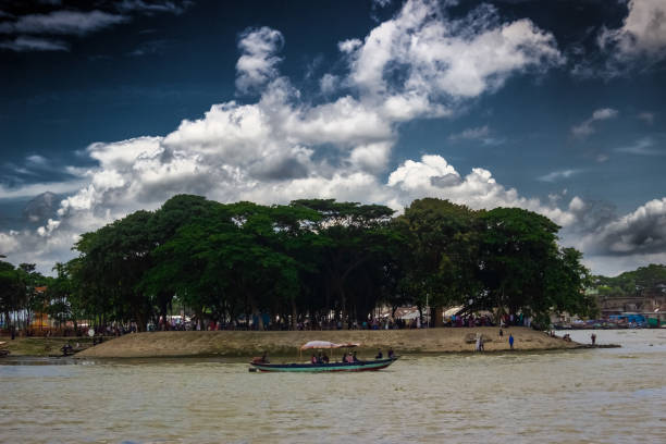 A beautiful scenery of village