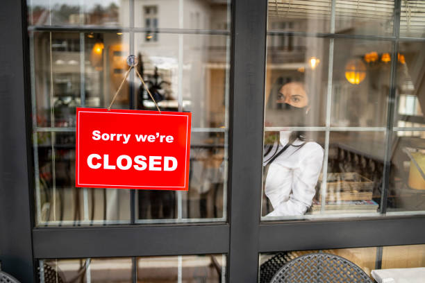 istock Closing business due to Covid-19 1283880380