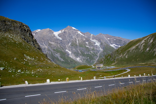 The famous Grossglockner High Alpine Road in summer, Austria