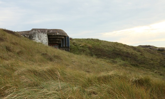 WWII Bunker on the beach at Scheveningen, The Hague