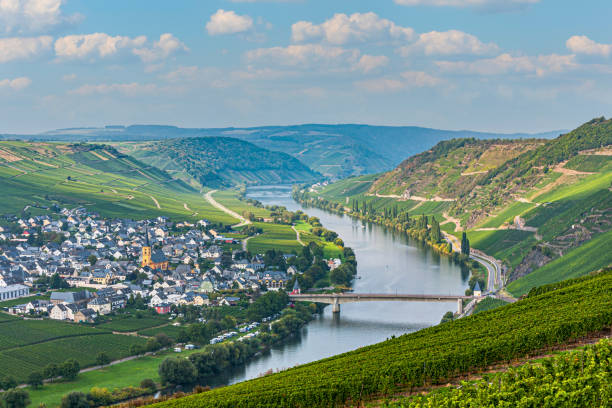istock famous Moselle Sinuosity with vineyards 1283890162