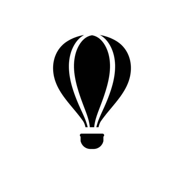 Air balloon icon Air balloon icon balloon icons stock illustrations