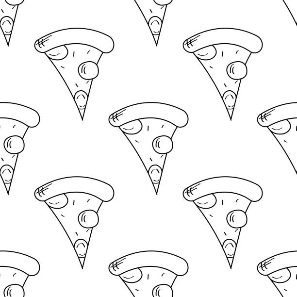 Pizza Crust Pattern 100+ Pizza Crust Texture Stock Illustrations, Royalty-Free Vector ...