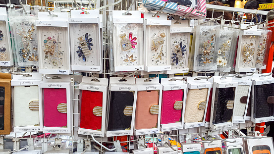 In march 2015, korean people were buying very funny smartphones covers on the markets of Seoul in South Korea.