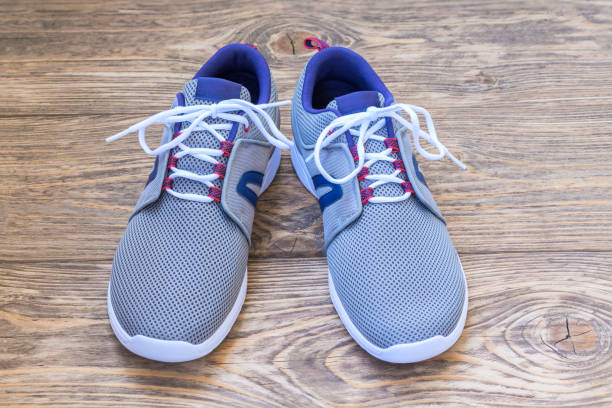 summer shoes on wood