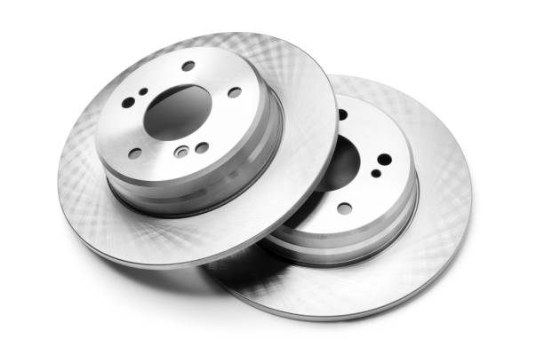 istock New car brake disc on white background 1283906006