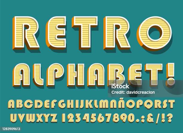 High Quality Modern Festive Alphabet On Color Background Isolated