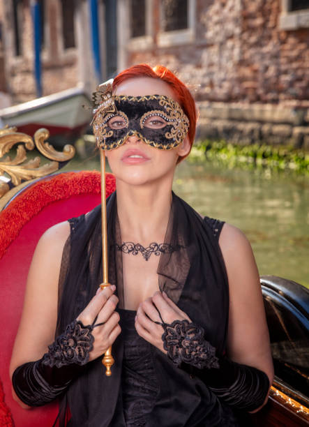 istock Baroque costumes in Venice 1283910171