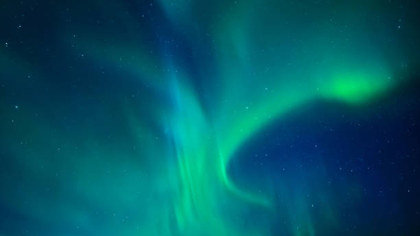 istock Northern Lights. Natural winter abstract background. Aurora borealis. 1283913093