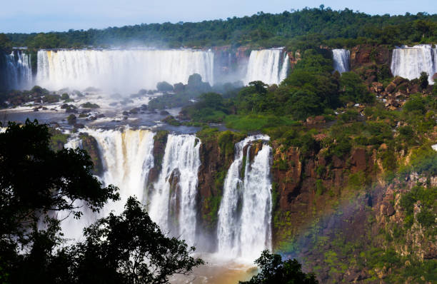 istock Waterfall Iguazu on Iguazu River Falls, Brazil 1283914087