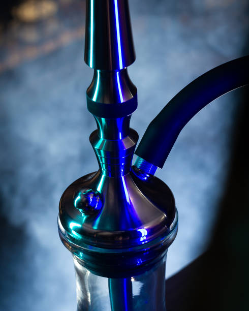 istock part of the hookah, modern design, on a background. 1283915514