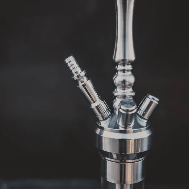 istock part of the hookah, modern design, on a background. 1283915546