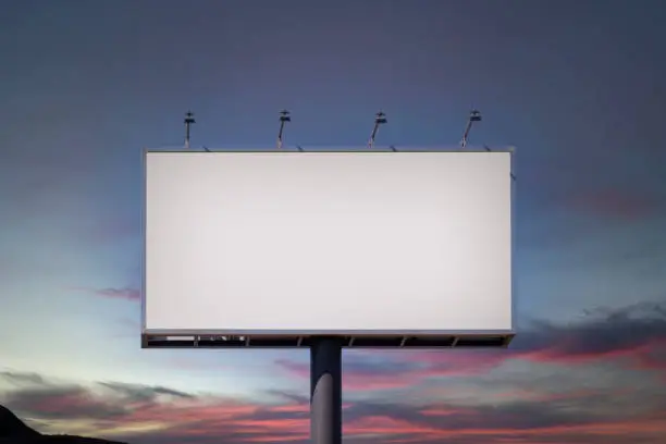 Photo of Blank billboard mock up