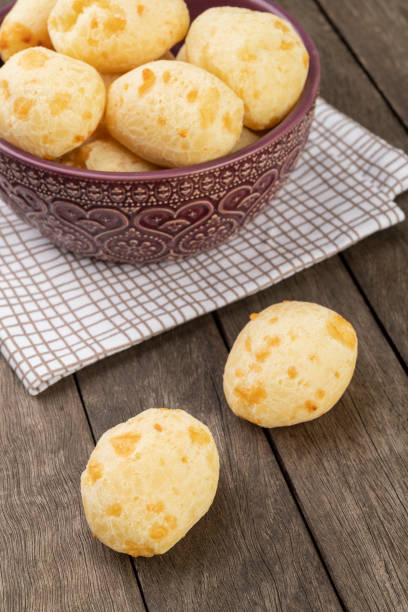 istock Typical brazilian cheese bun in a bowl over wooden table 1283924715