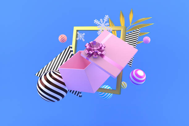 istock 3d illustration for new year holidays and Christmas 1283925339