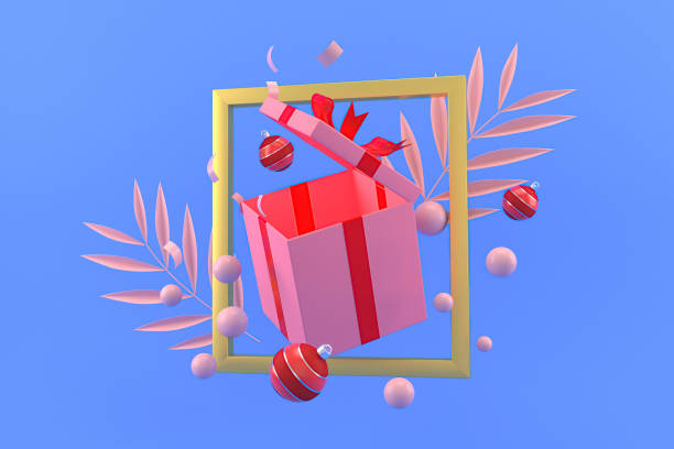 istock 3d illustration for new year holidays and Christmas 1283925396