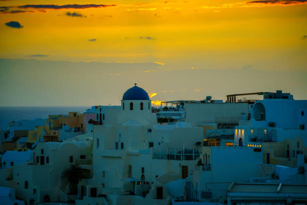 istock Oia (Ia) village on Santorini island, Greece 1283926524