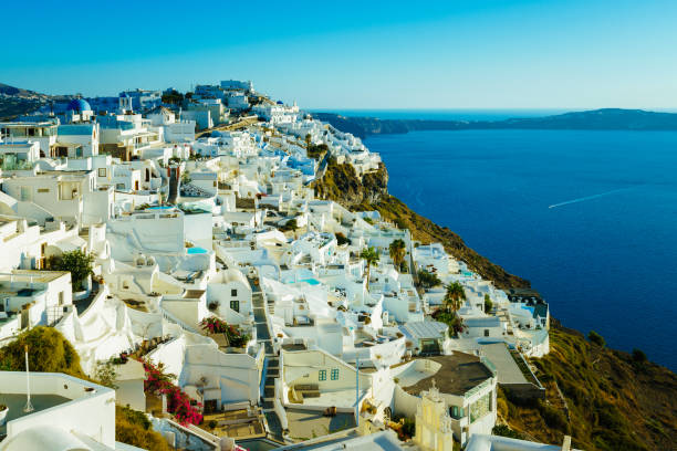 istock Firostefani village on Santorini island, Greece 1283926890