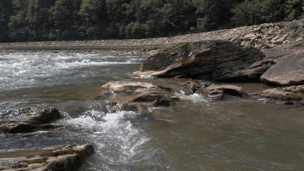 istock Closeup of river rapids. 1283930731