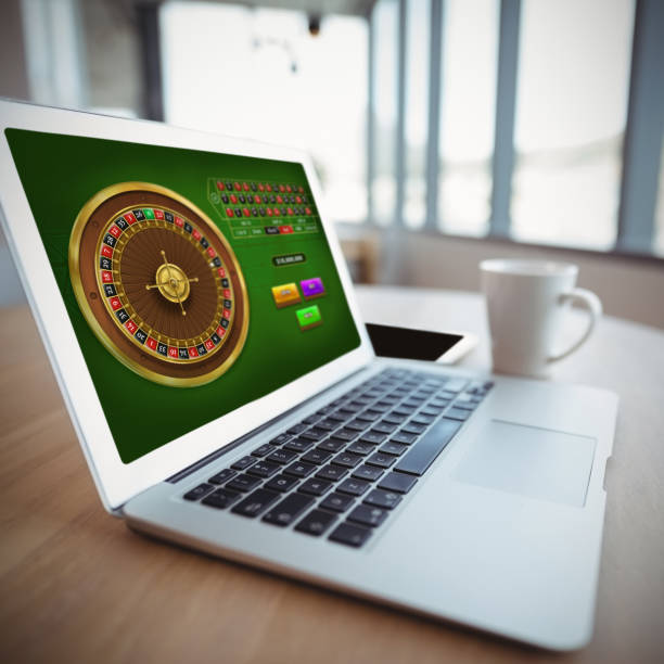 istock Composite image of online roulette game 1283937115