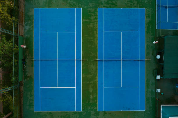 istock Top view sports court 1283938289