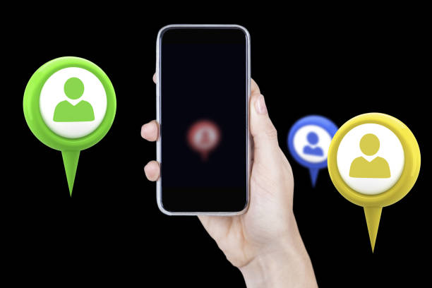 istock Composite image of hand holding mobile phone against white background 1283943950