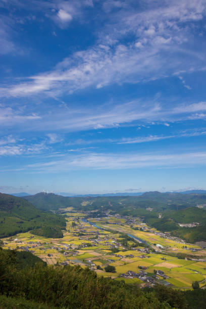 istock Rural scenery from kiriyabu mountain 1283946111