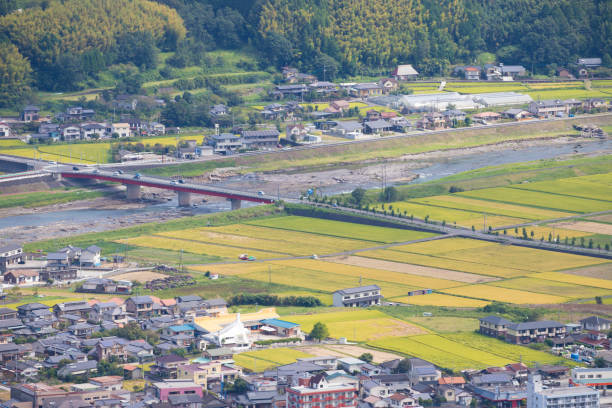 istock Rural scenery from kiriyabu mountain 1283946130