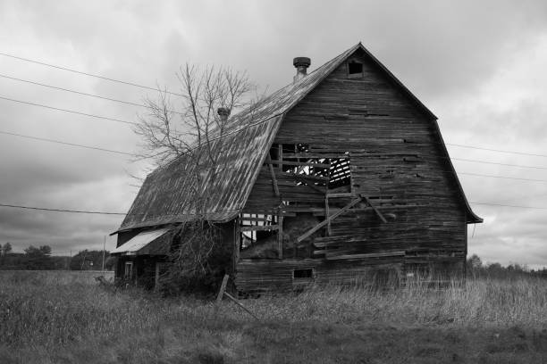 istock Michigans Upper Peninsula Old Barn/ Home, Near Manistique, MI 1283958570