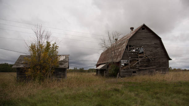 istock Michigans Upper Peninsula Old Barn/ Home, Near Manistique, MI 1283959213