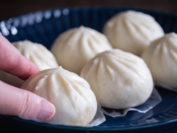 istock A lot of small pork buns lined up. 1283966205