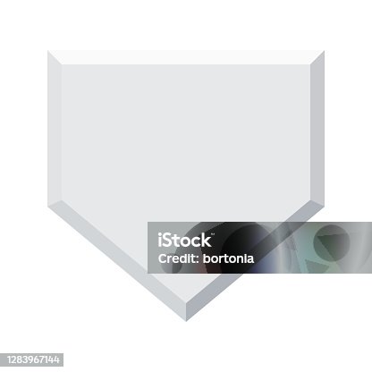 istock Home Base Icon on Transparent Background 1283967144