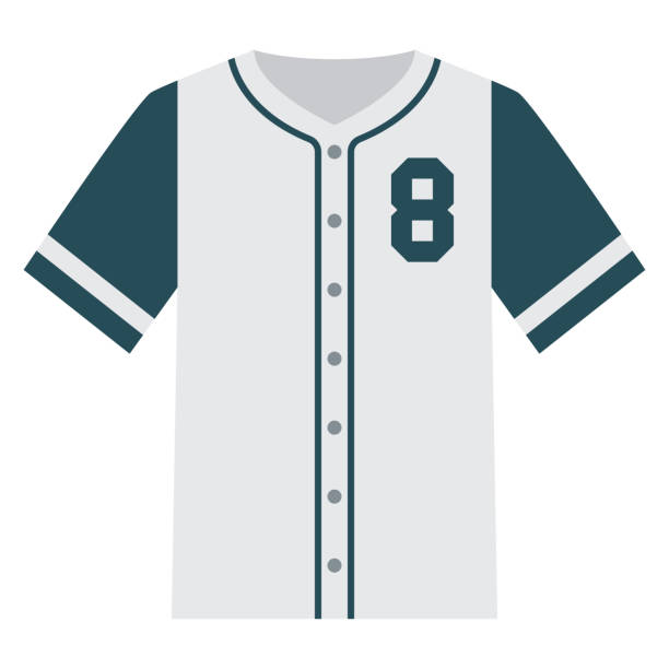 ilustrații de stoc cu baseball jersey icon pe fundal transparent - echipament de baseball