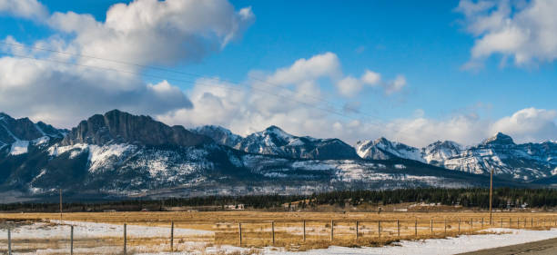 istock Rural Landscape - Looking towards the Rocky Mountains - Calgary, Alberta 1283969021