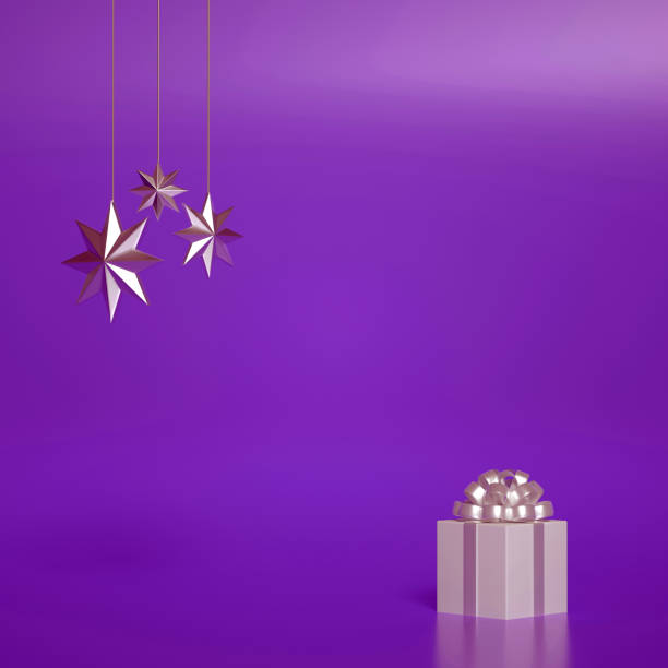 istock A group of Christmas objects to celebrate Christmas and New year. 3D-visualization 1283970194