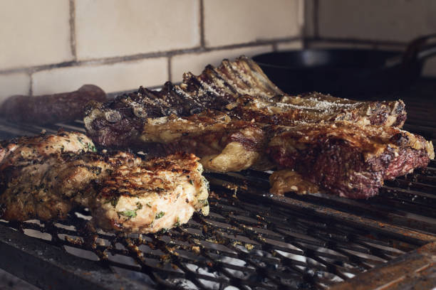 istock Argentine meat. Asado made in Argentina. 1283972843