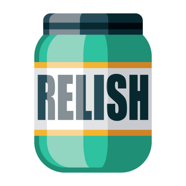 relish icon auf transparentem hintergrund - relish stock-grafiken, -clipart, -cartoons und -symbole