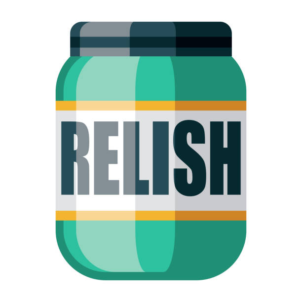 ilustrações, clipart, desenhos animados e ícones de ícone relish em fundo transparente - relish