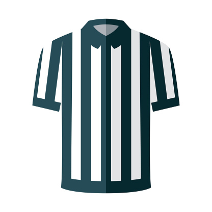 Referee Jersey Icon On Transparent Background Stock Illustration ...
