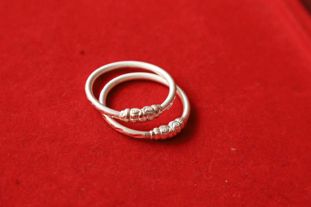 istock Indian Kids Silver Bracelets 1283978083