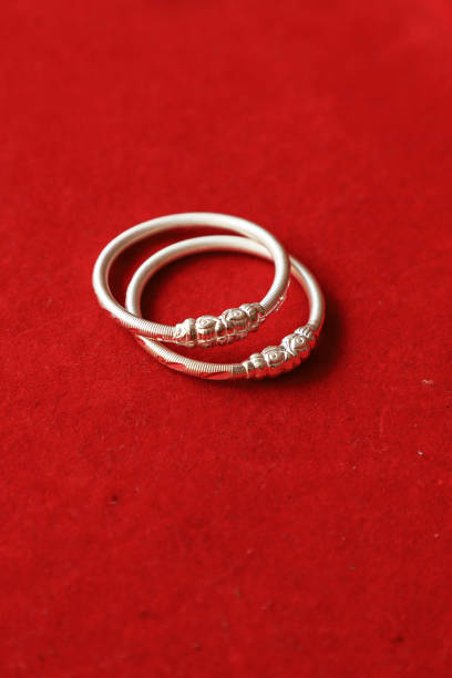 istock Indian Kids Silver Bracelets 1283978086