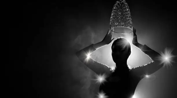 Photo of Silhouette Miss Beauty Queen Pageant Contest and win Diamond Crown