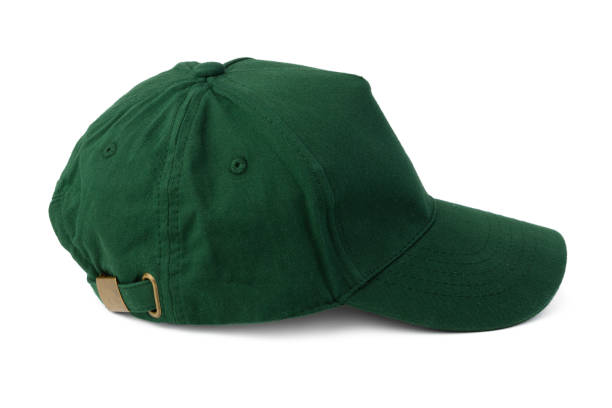 istock Green Baseball cap isolated on white background 1283991550