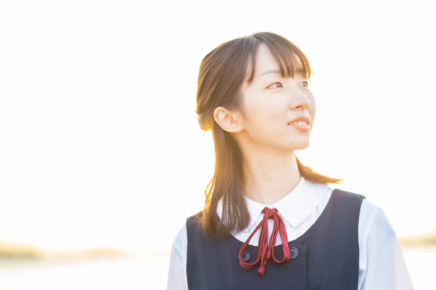 istock Asian female high school student 1283994027