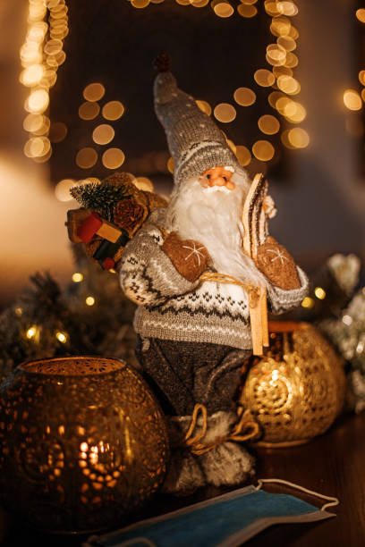istock Christmas decorations in xmas home 1283995118