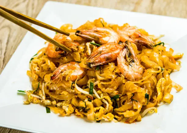 Photo of Stir fried noodle Thai style or Pad Thai